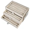 Cajón tipo collar multifunción a prueba de polvo joyas caja sentido pantalla simple aretes de alta calidad joyero caja de almacenamiento anillos Item Picture